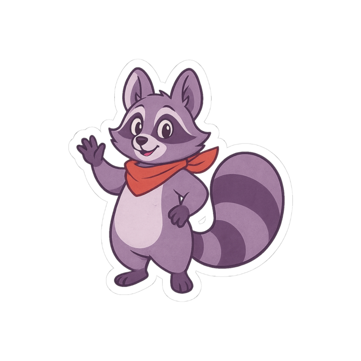 Rambley the Raccoon Sticker