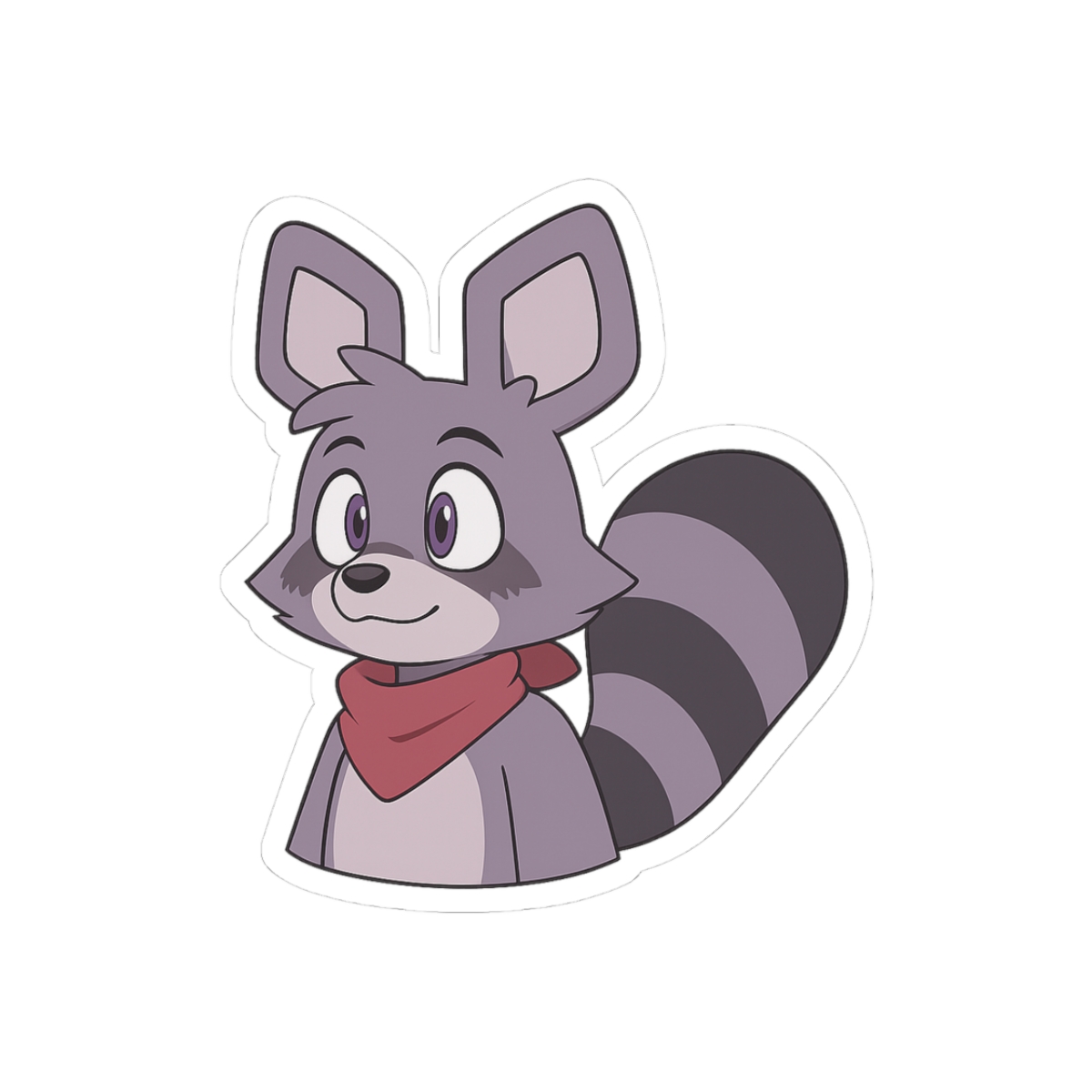 Rambley Raccoon Sticker